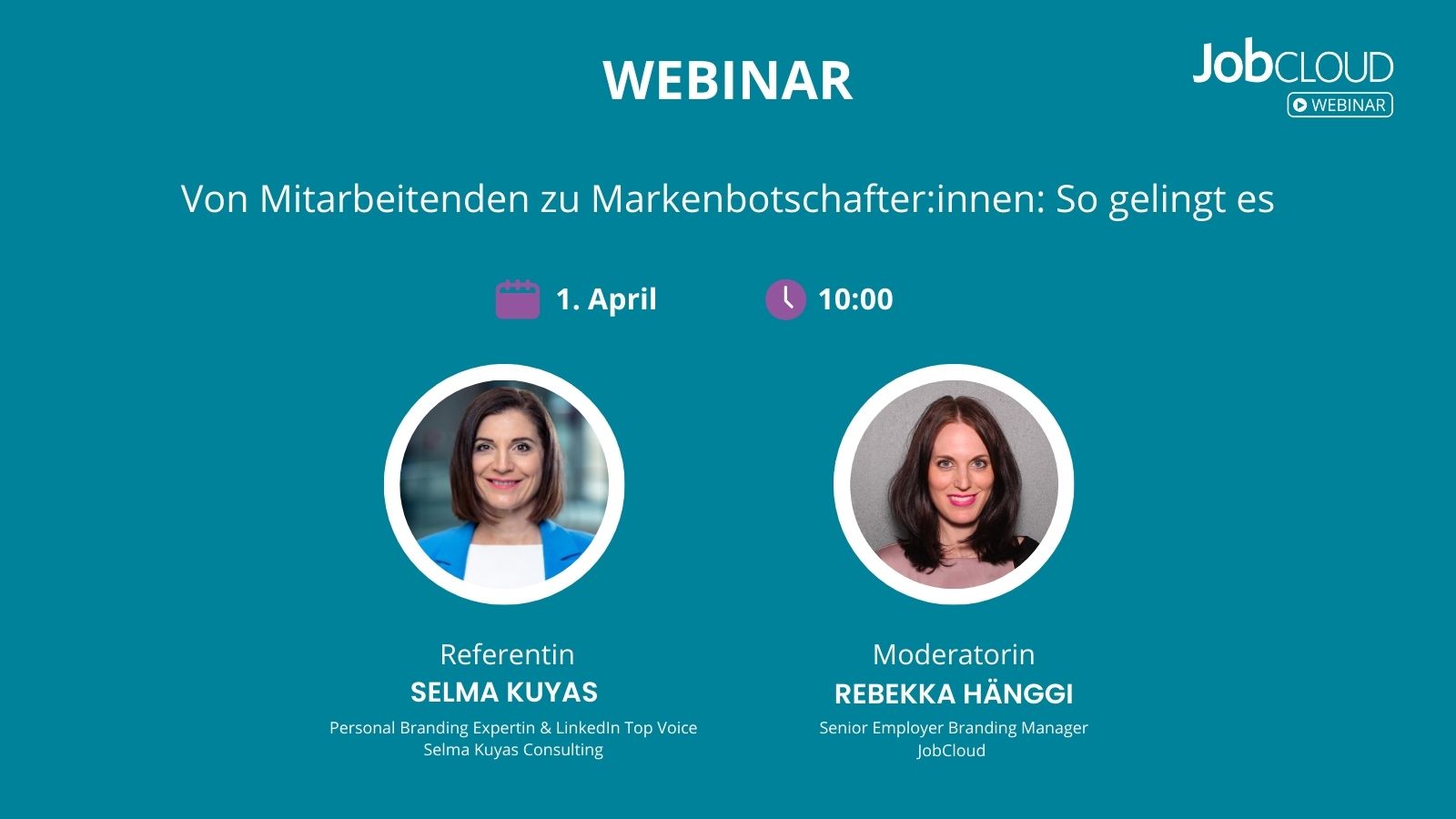 Webinar Mitarbeitende als Markenbotschafter:innen